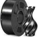 PLA+ пластик FIBER3D Filament Silk Black для 3D-принтера (175091) 1.75 мм 1 кг